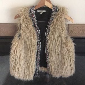 Boho Faux Fur Vest